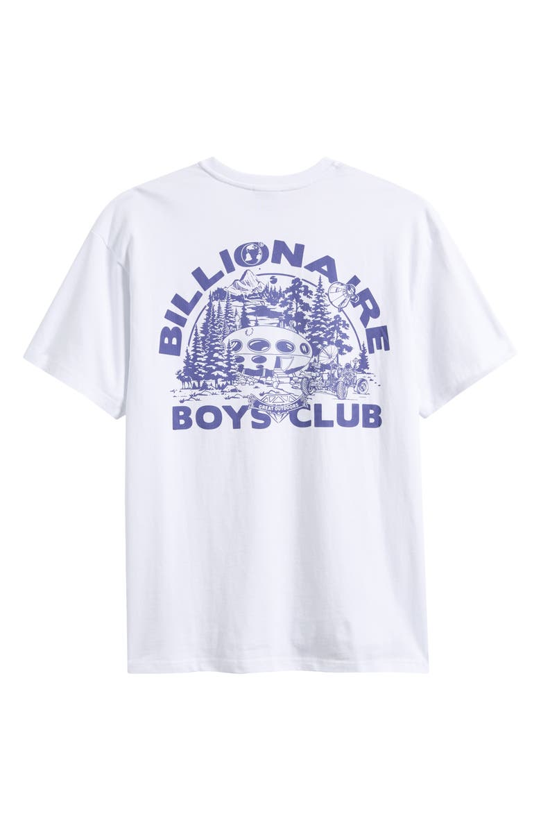 Billionaire Boys Club Camp Graphic T-Shirt, Alternate, color, White