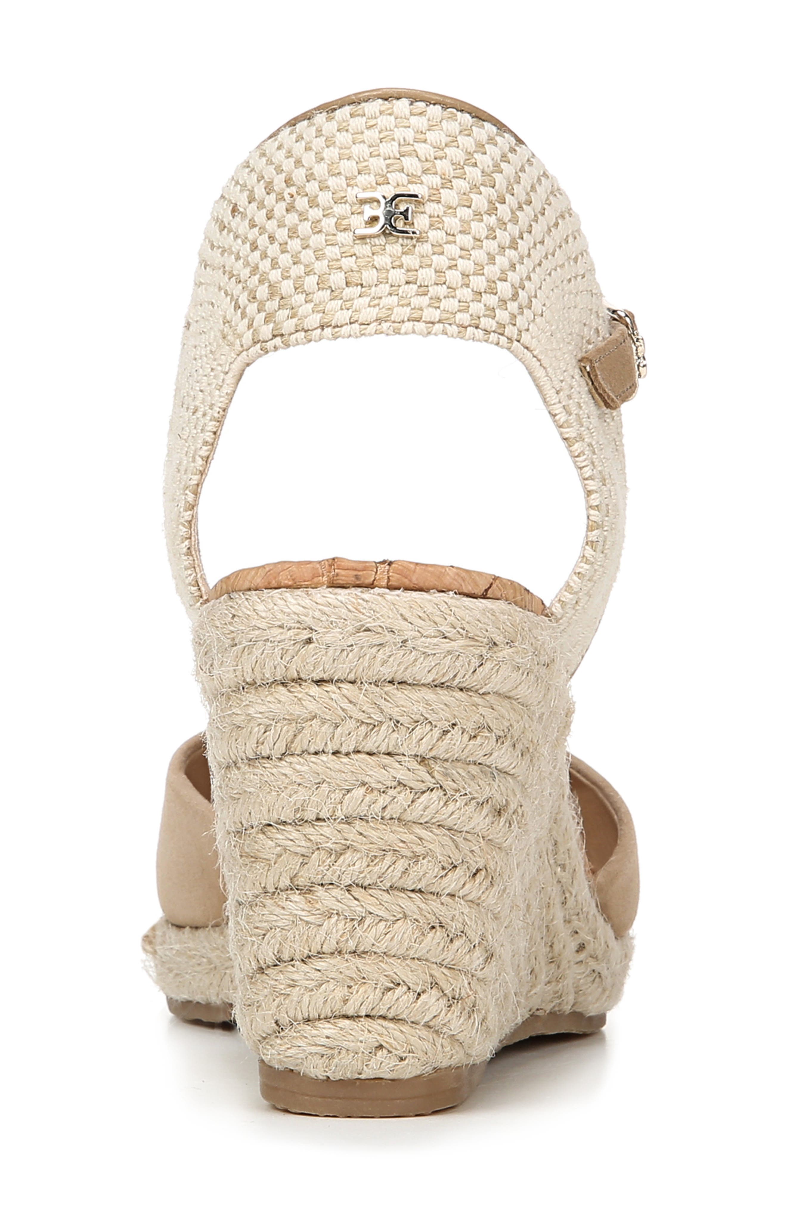 Payton Wedge Sandal, Alternate, color, OATMEAL SUEDE
