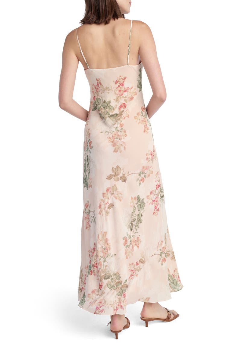 The Favorite Floral Georgette Slipdress, Alternate, color, LIGHT PEACH ROSE