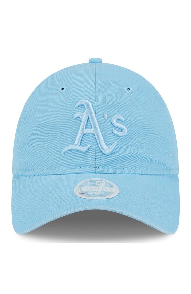 New Era Women's New Era Light Blue Oakland Athletics Doscientos Core Classic 9TWENTY Adjustable Hat, Alternate, color, Light Blue