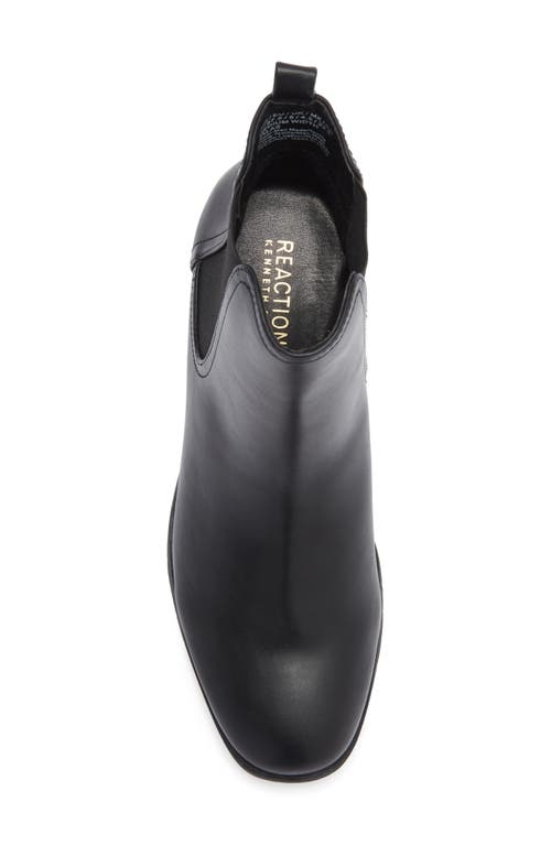 Reaction Kenneth Cole Salas Block Heel Chelsea Boot In Black