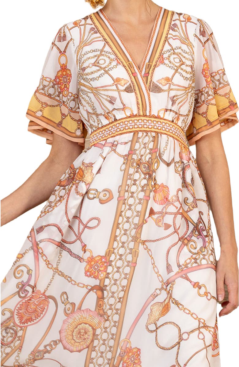 Hale Bob Neve Chiffon Dress, Alternate, color,