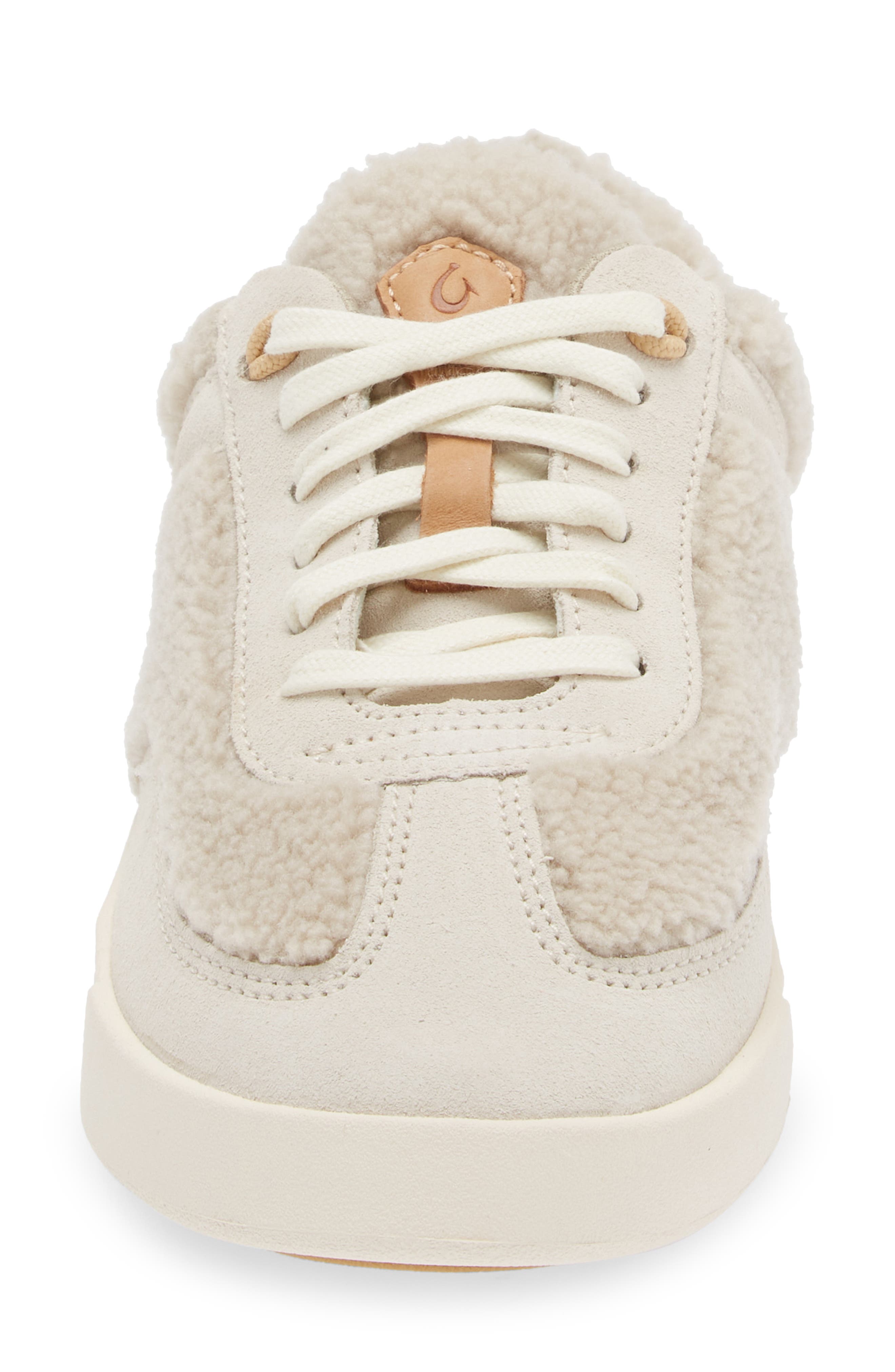 OluKai Kilea Heu Genuine Shearling Sneaker, Alternate, color, Tapa / Tapa