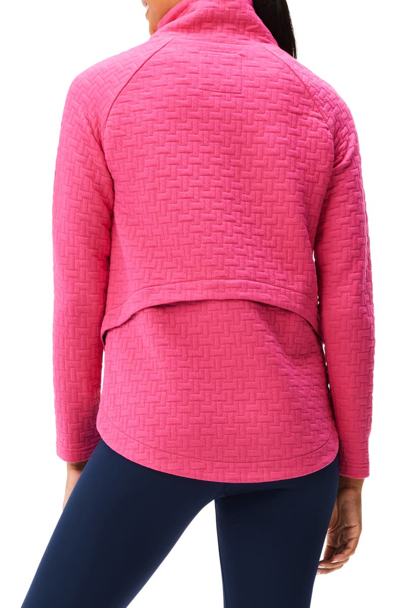 NZ ACTIVE by NIC+ZOE All Year Quilted Jacket, Alternate, color, Shocking Pink