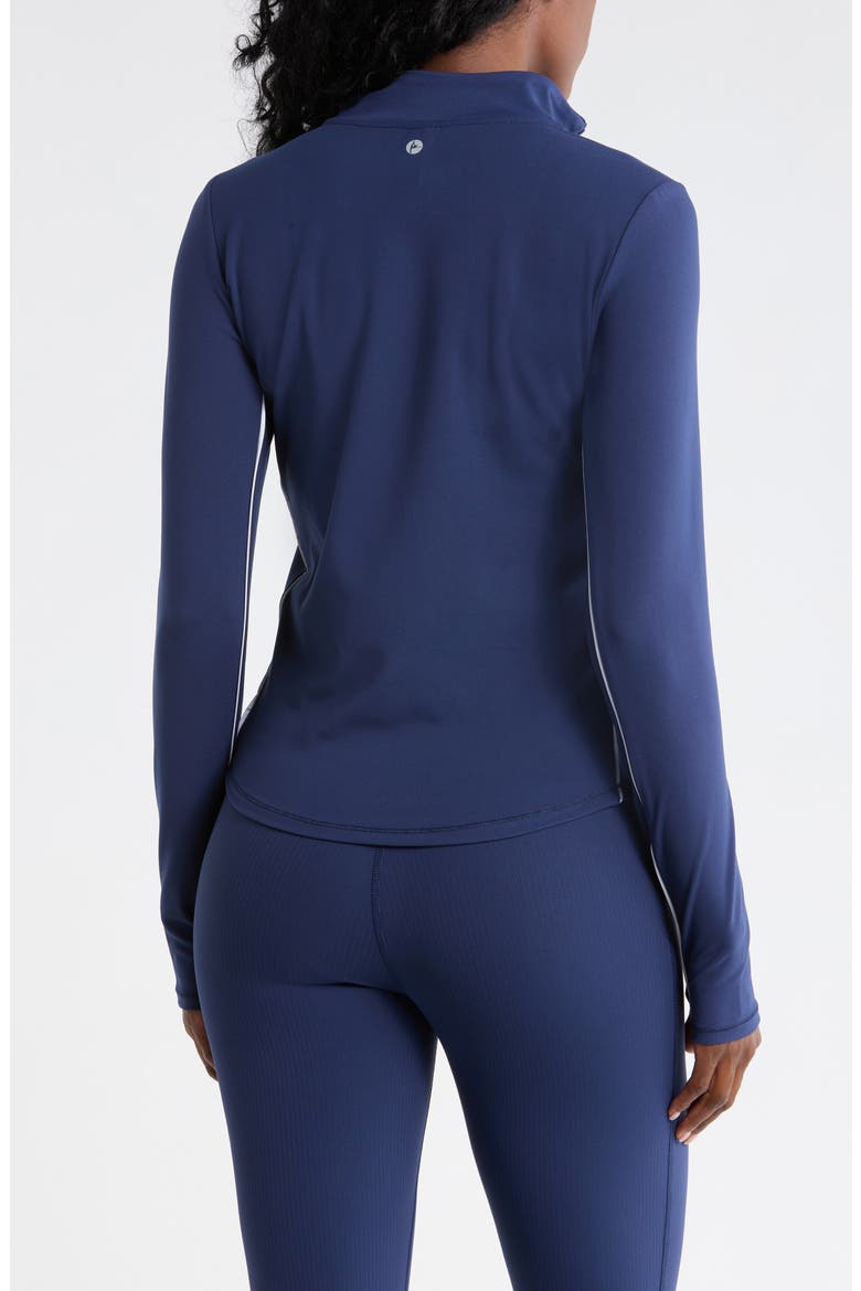 Tennis Interlock Half Zip Pullover, Alternate, color, NAVAL BLUE