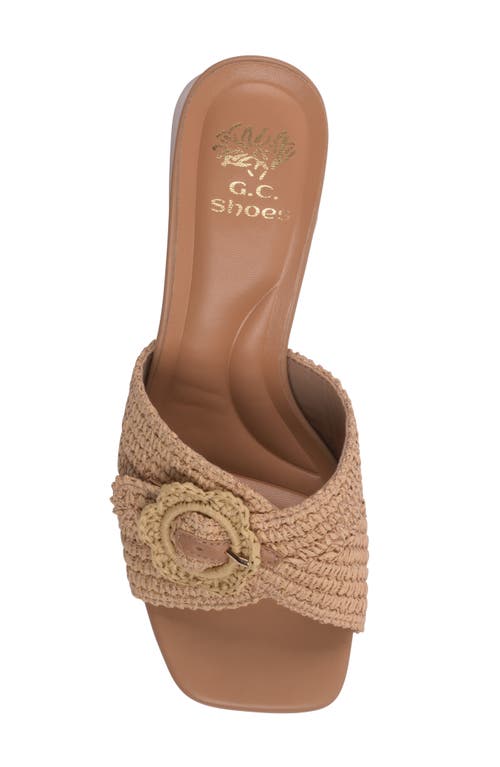 Gc Shoes Liza Block Heel Sandal In Natural