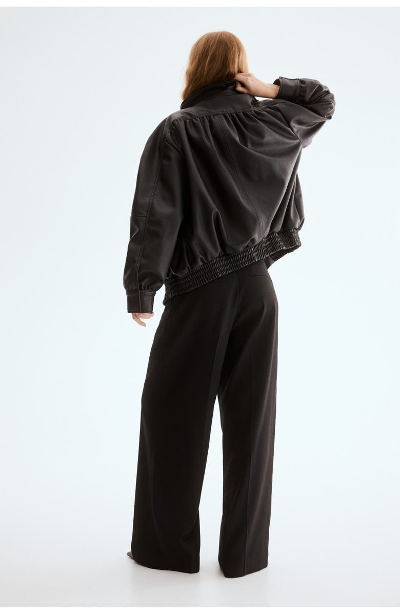 H&M Tailored Trousers, Alternate, color, Black