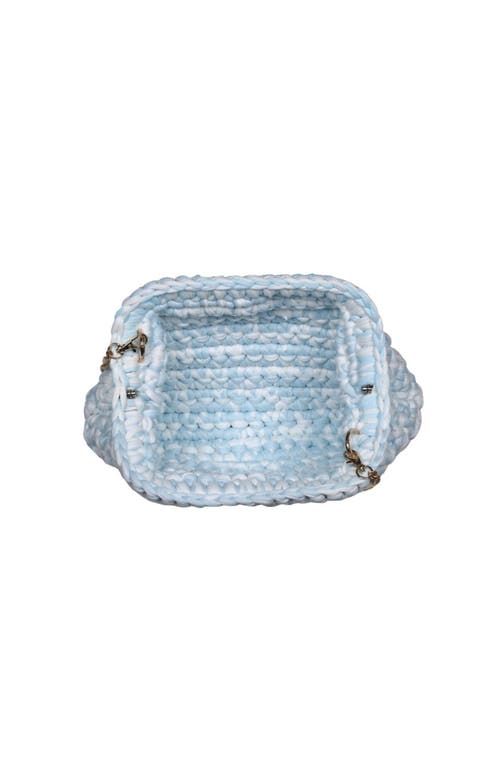 Moda Luxe Raya Clutch In Ice Blue