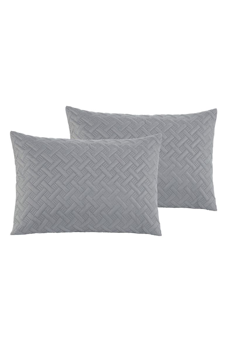 VCNY HOME Nina Embossed Comforter Set, Alternate, color, Grey