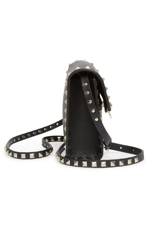 Valentino Rockstud Small Shoulder Bag In Black