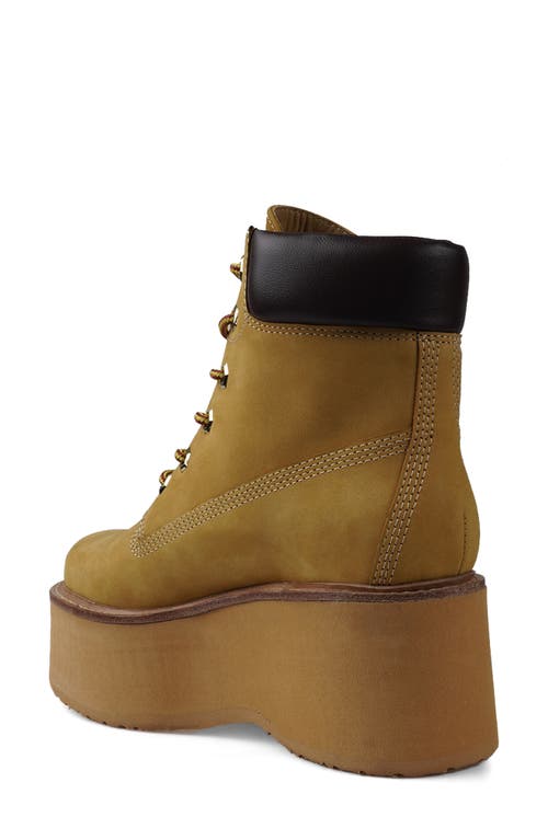 Zigi Platform Bootie In Wheat Leather