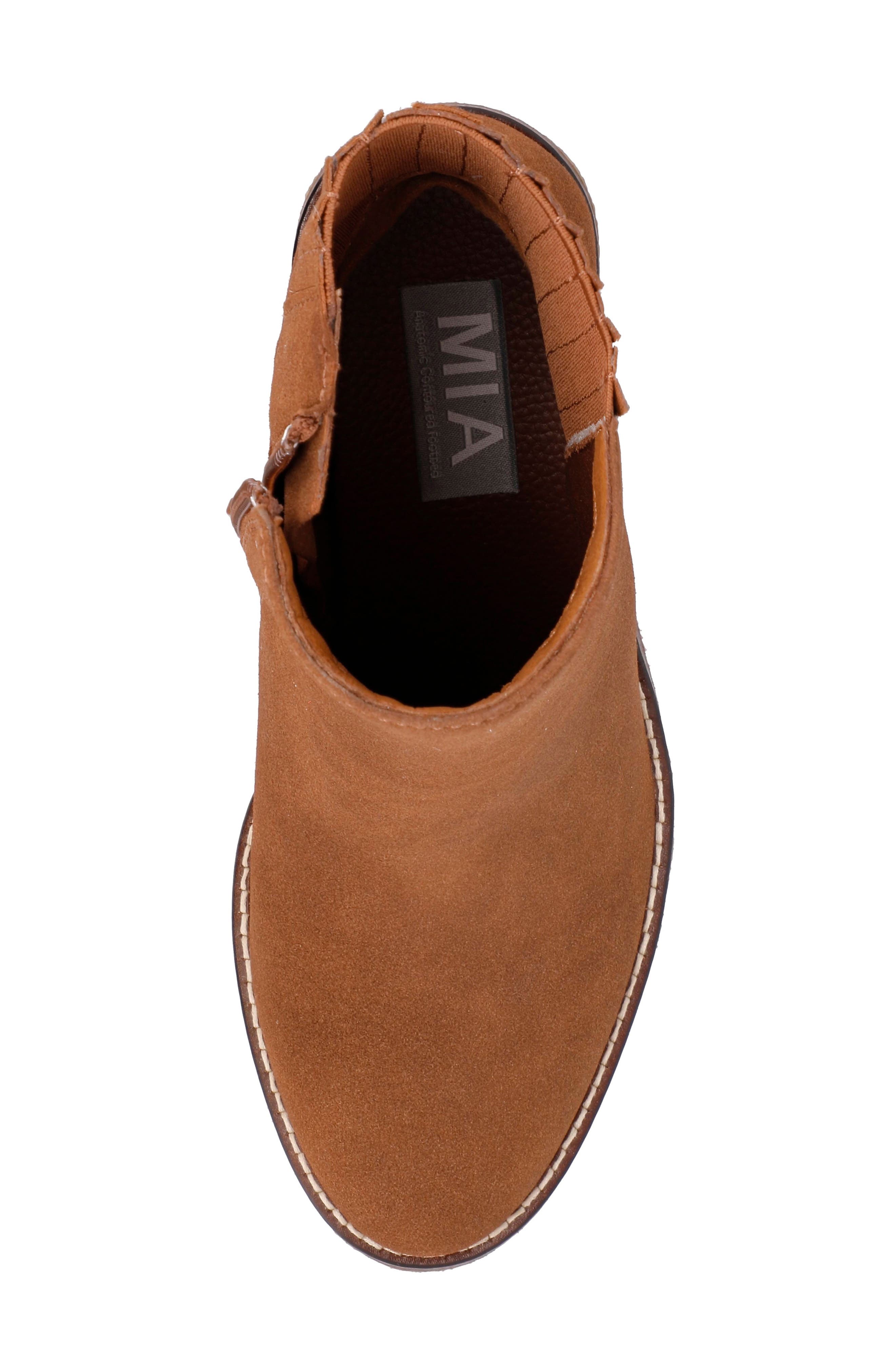 MIA Harlow Lug Sole Platform Bootie, Alternate, color, 