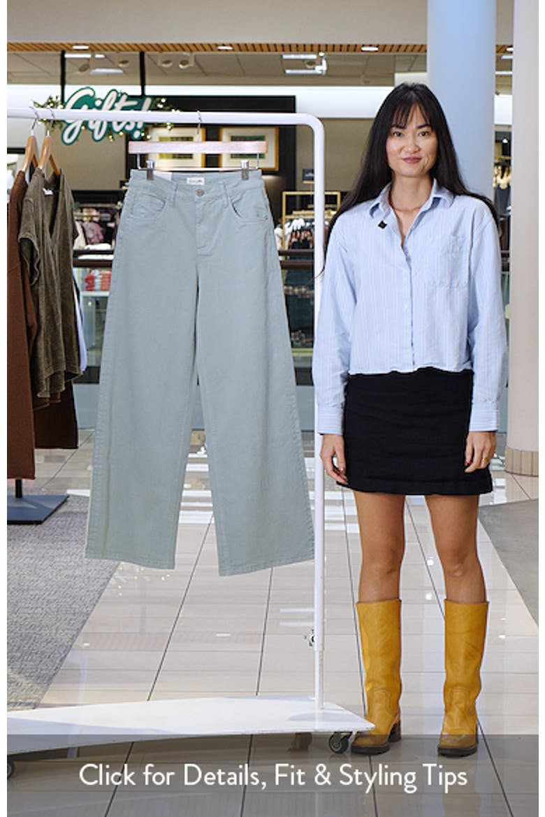 Mid Rise Relaxed Straight Leg Jeans video