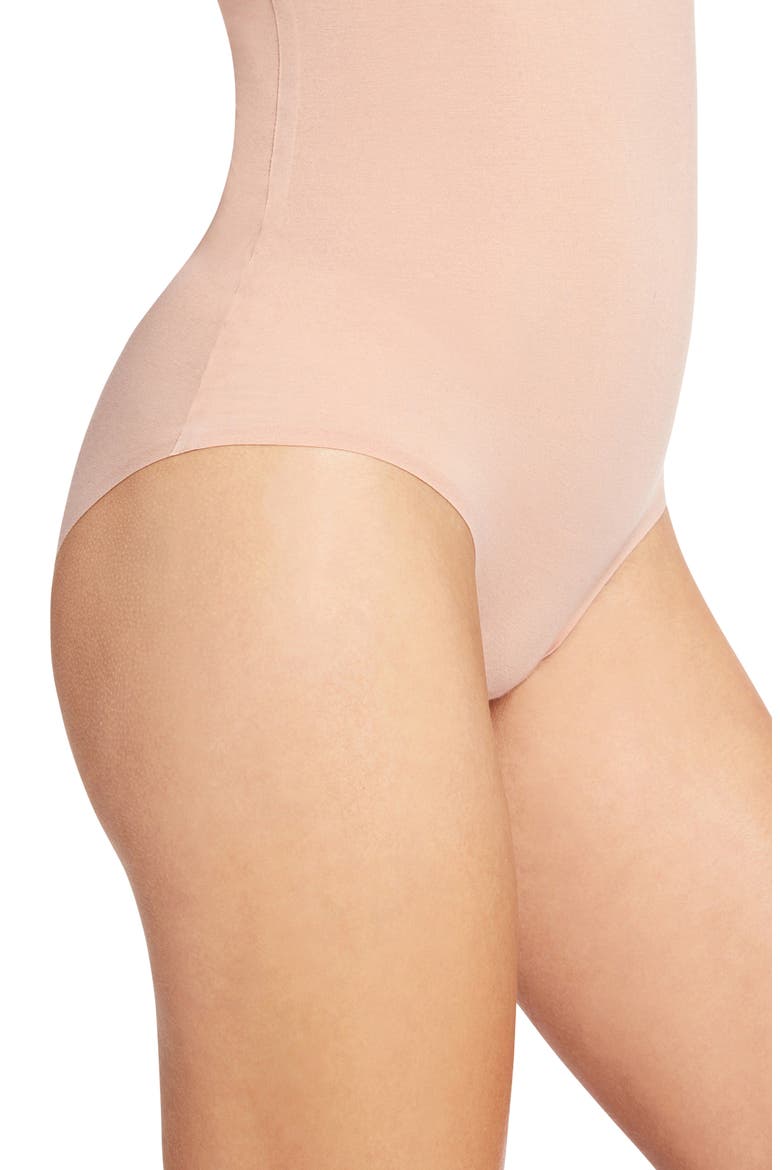Cotton Contour 3W Shaping Bodysuit, Alternate, color, ROSE