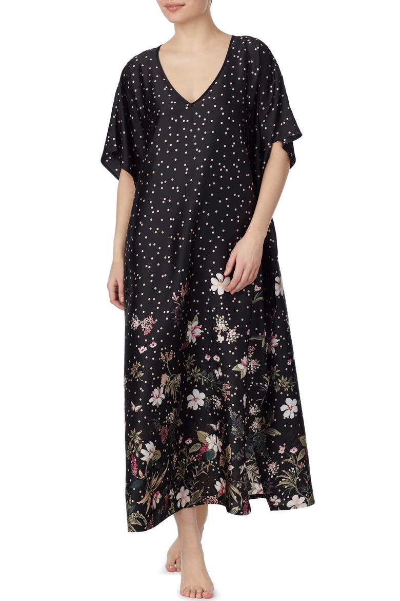botanical dots caftan, Main, color, BOTANICAL DOTS