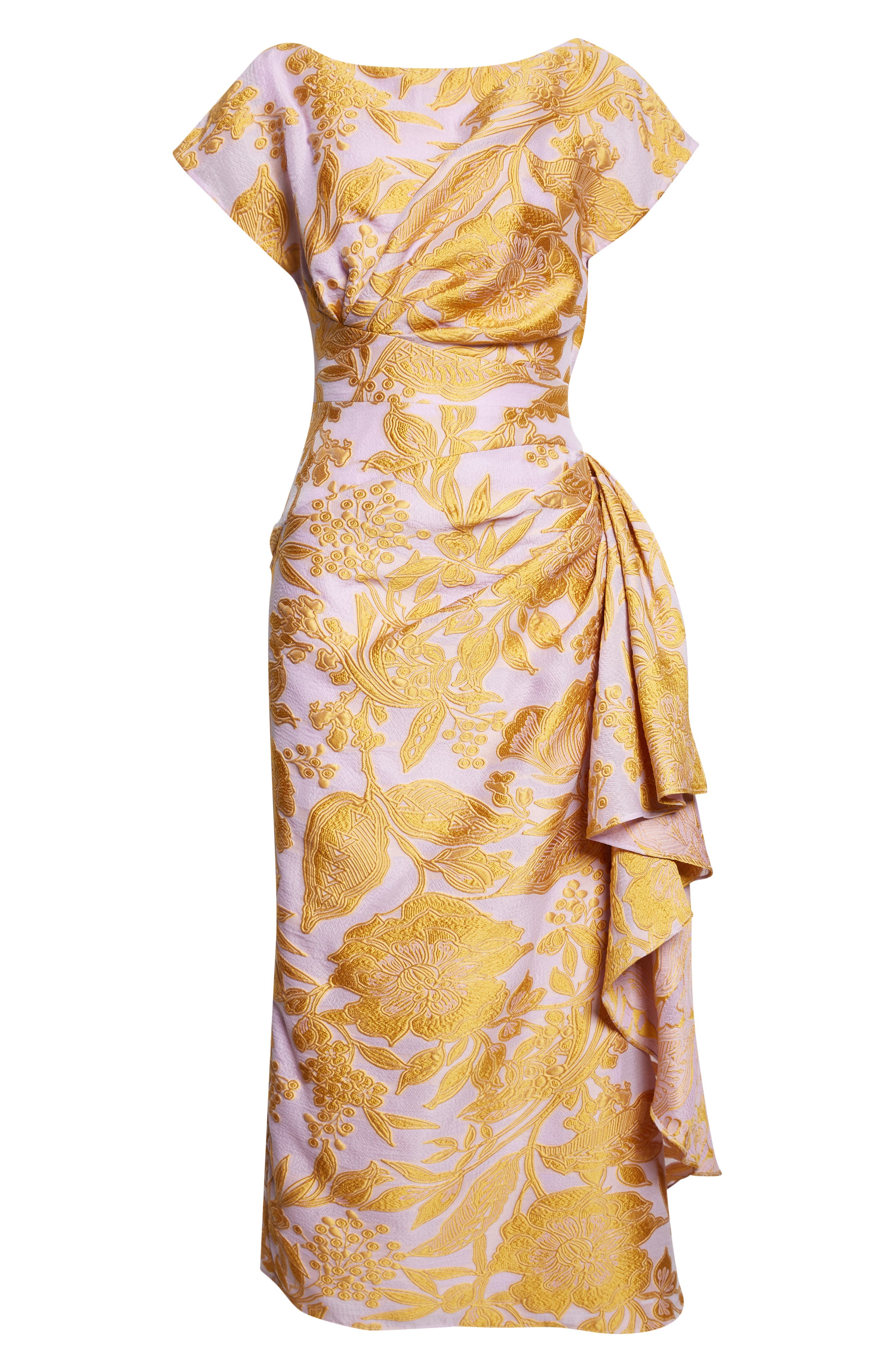 Florence Floral Jacquard Cocktail Dress (Women) | Nordstrom