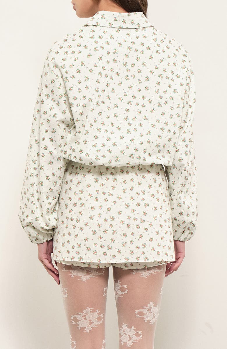 MAUDE CLUB Nadine Jacket, Alternate, color, Sprigged Floral
