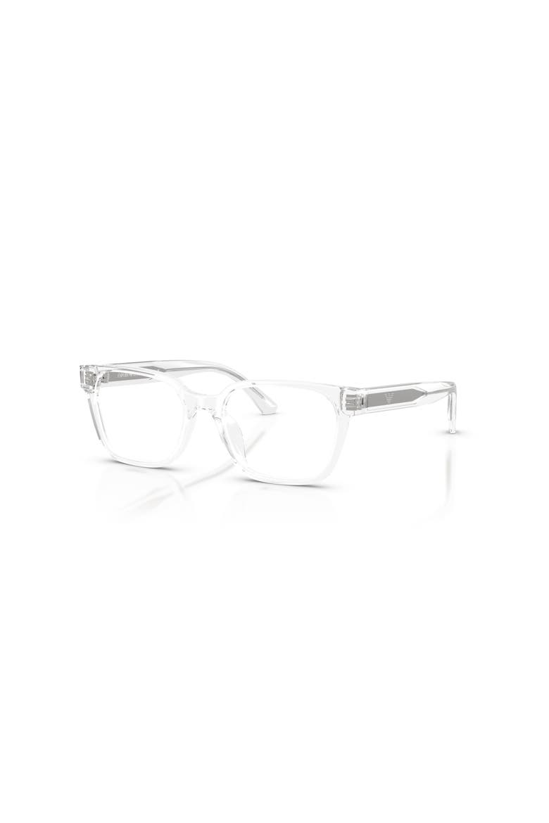 48mm Rectangle optical glasses, Main, color, Transparent