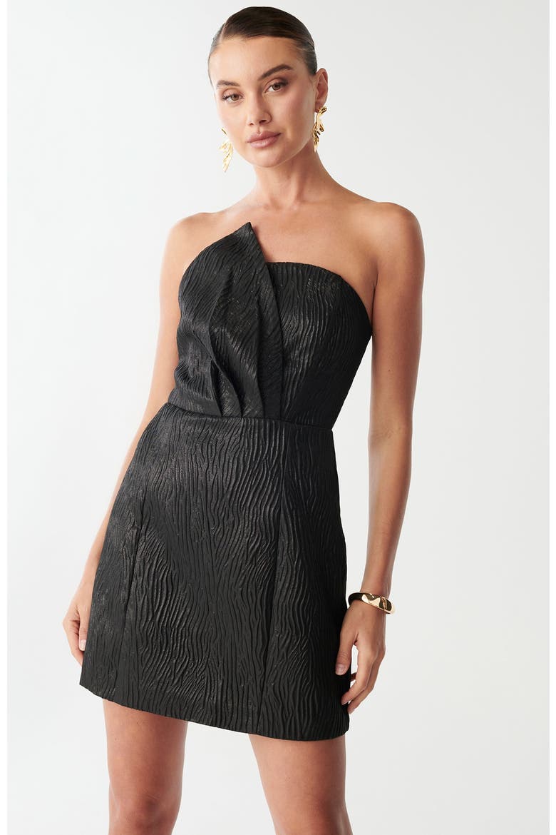 Hilari Mini Dress, Alternate, color, Black