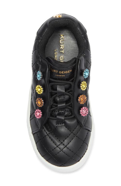 Kurt Geiger London Kids' Mini Liviah Slip-on Sneaker In Black Multi