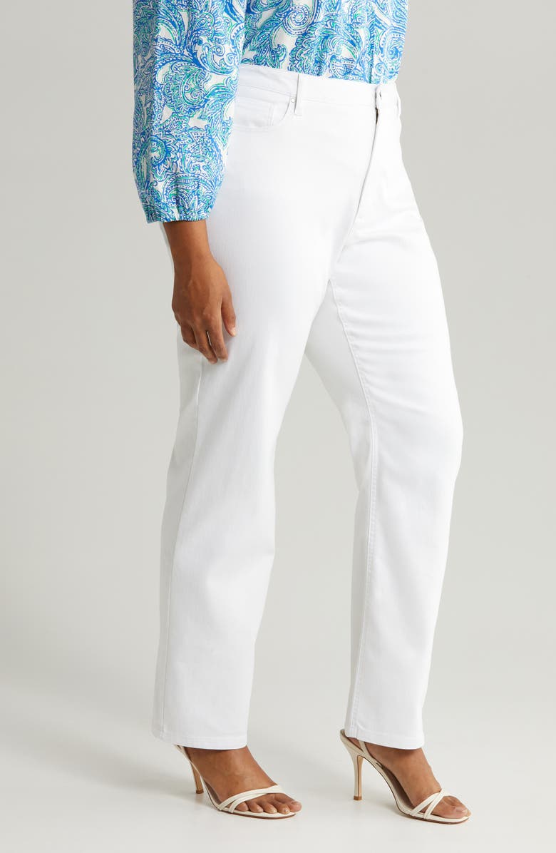 Jones New York Lexington Straight Leg Jeans, Alternate, color, Soft White