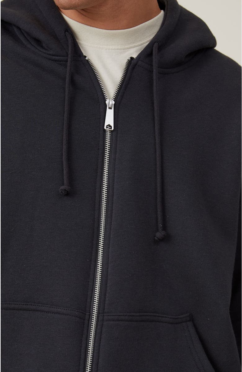 Cotton On Men's Box Fit Zip Up Hoodie, Alternate, color,