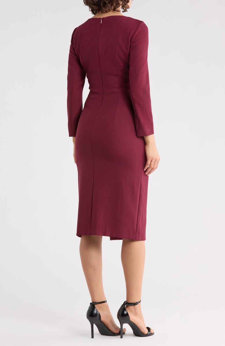 BOSS Dihera Dress, Alternate, color, Open Red