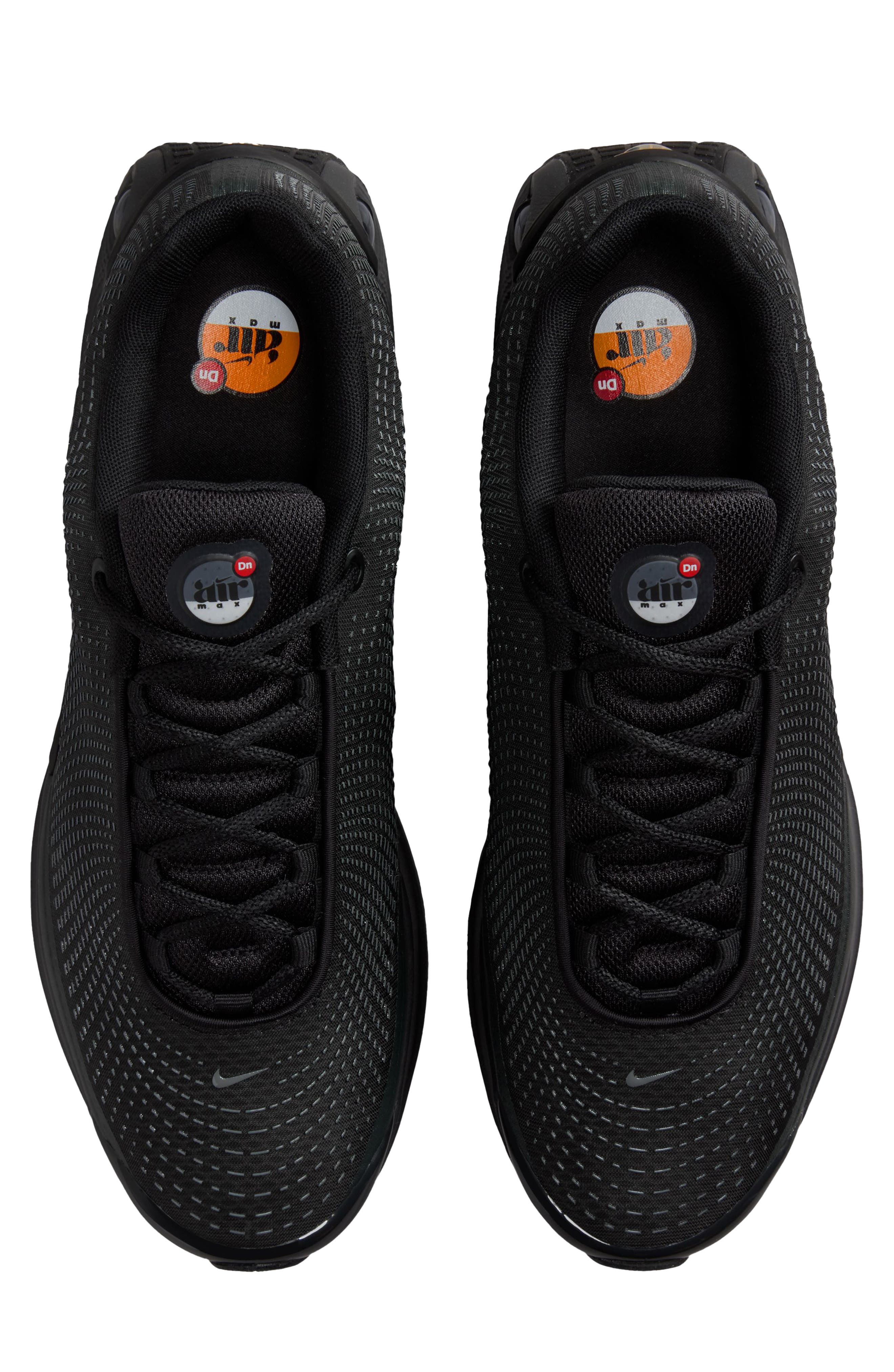 Air Max Dn Sneaker, Alternate, color, BLACK/ METALLIC DARK GREY