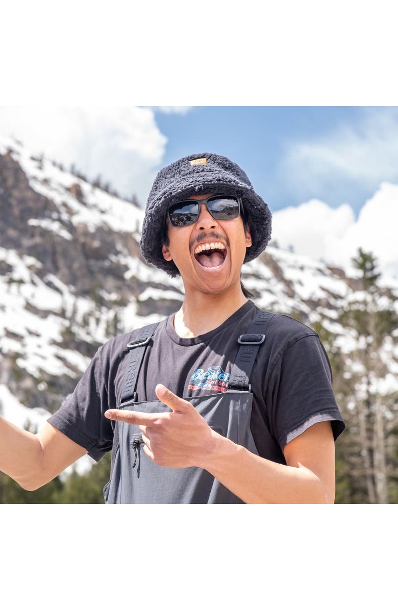 Turtle Fur Stomp Fleece Bucket Hat, Alternate, color, Mint Crush