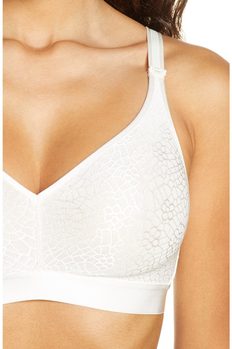 C Magnifique Wirefree Minimizer Bra, Alternate, color, IVORY