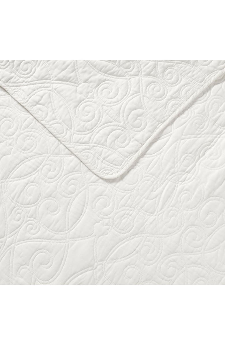 Laura Ashley Felicity Twin Quilt & Sham Set, Alternate, color, White