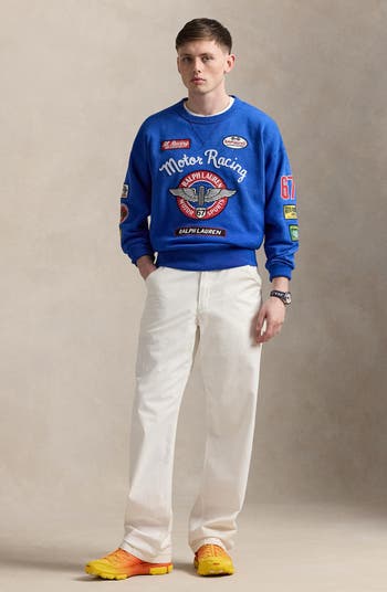 Vintage Fit Appliqué Sweatshirt