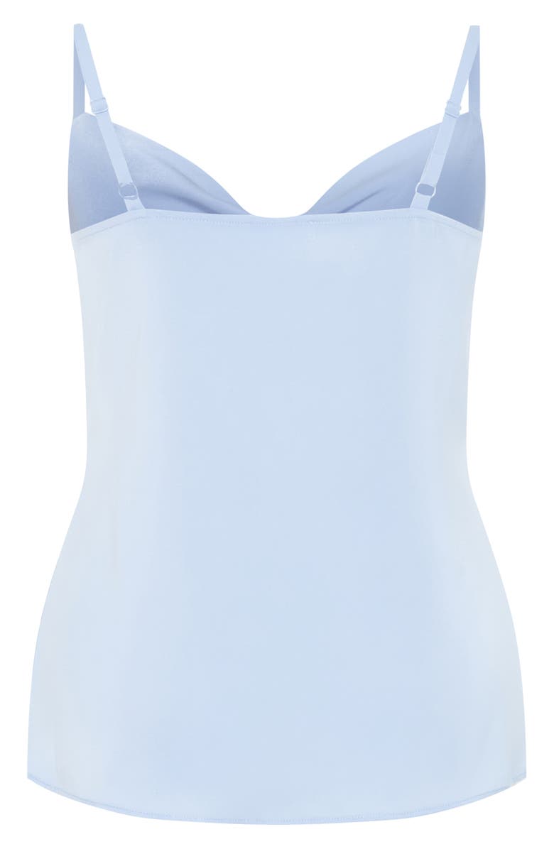 City Chic Cowl Neck Camisole, Alternate, color, Sky Blue