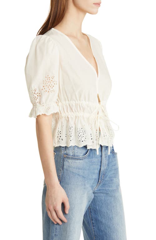 & OTHER STORIES & OTHER STORIES TIE FRONT TOP