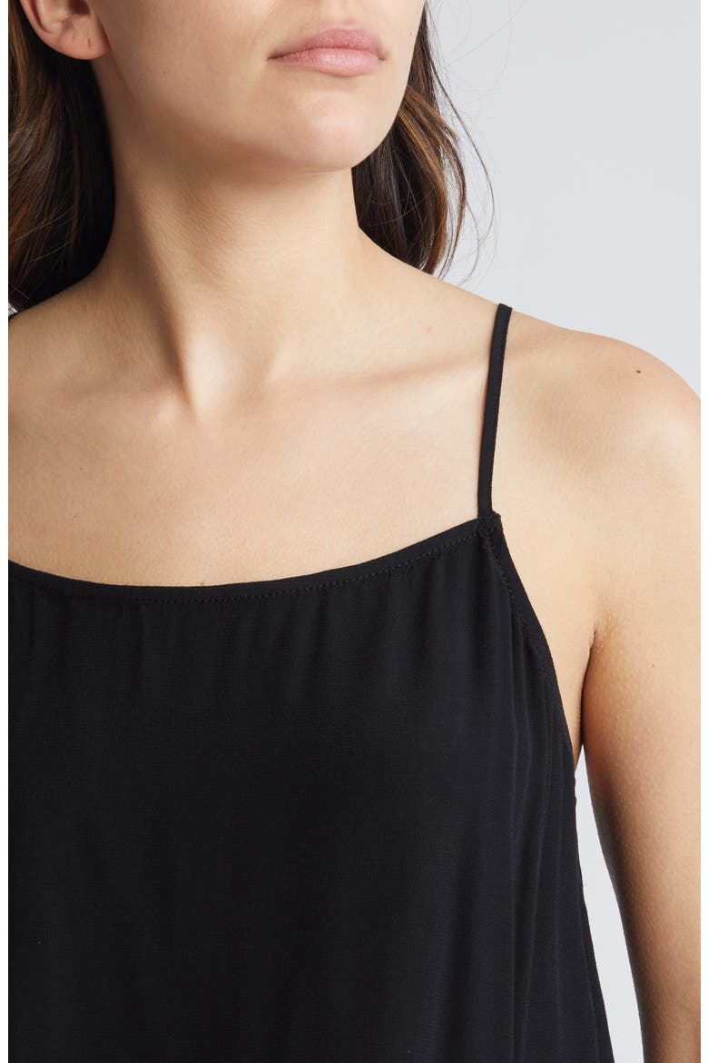 Tie Back Camisole, Alternate, color, BLACK