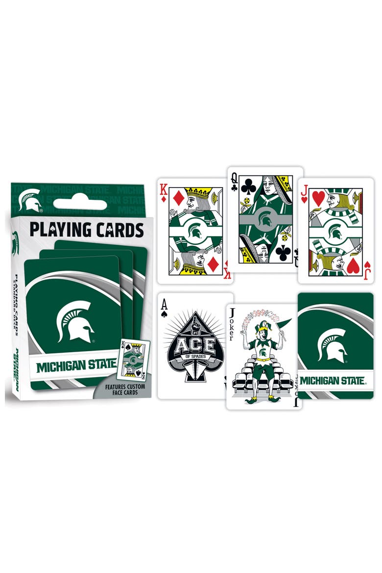 Michigan State Spartans Playing Cards, Alternate, color, Multicolor