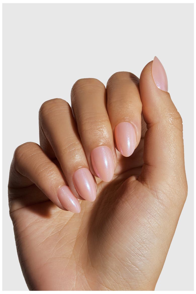 Extra Short Almond Press-On Nails, Alternate, color, SOUTH SEA PEARL