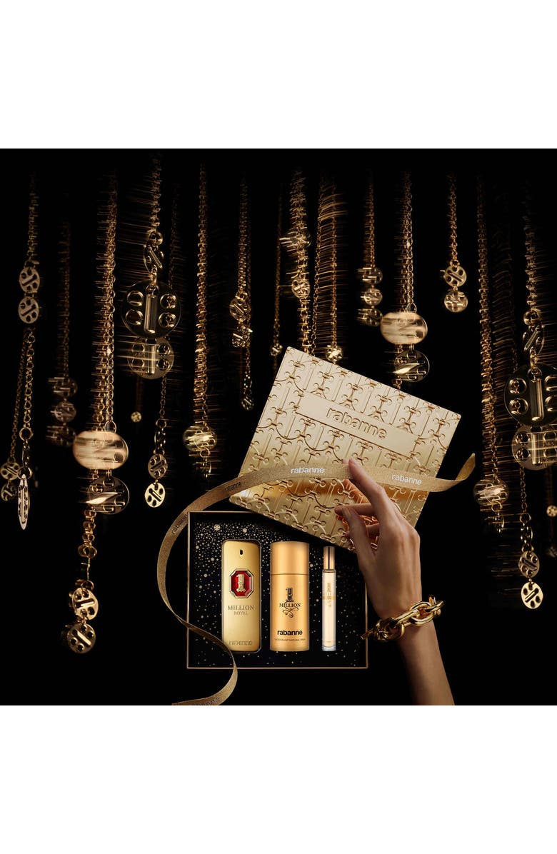 Rabanne 1 Million Royal Parfum 3-Piece Gift Set $208 Value, Alternate, color, 