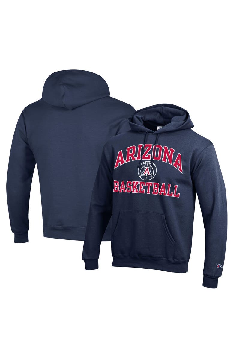 Champion Men's Champion Navy Arizona Wildcats Basketball Icon Powerblend Pullover Hoodie, Main, color, Navy