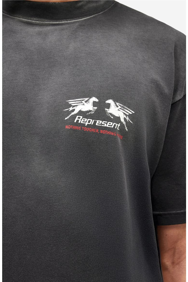 24-Hour Service Graphic T-Shirt, Alternate, color, STAINED BLACK
