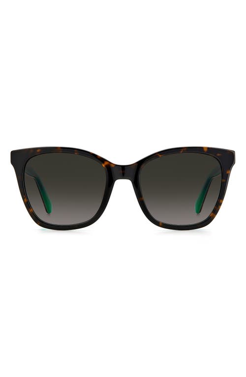 Kate Spade New York Desis 55mm Cat Eye Sunglasses In Brown