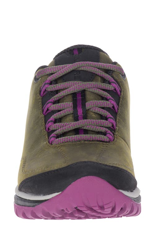 Merrell Siren Traveler Hiking Sneaker In Olive/purple