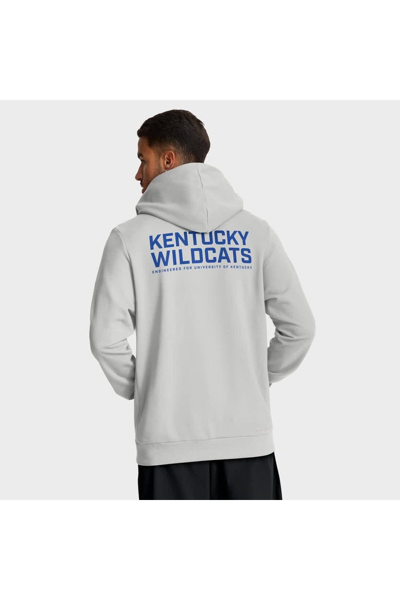 Men's Nike Gray Kentucky Wildcats 2025 Sideline Standard Issue Dri-FIT Full-Zip Hoodie, Alternate, color, Gray