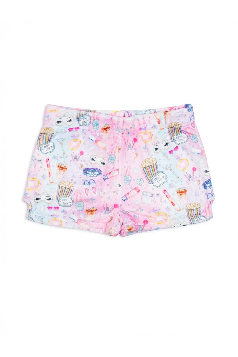 Plush Sleepover loungewear Shorts, Alternate, color, Multicolor