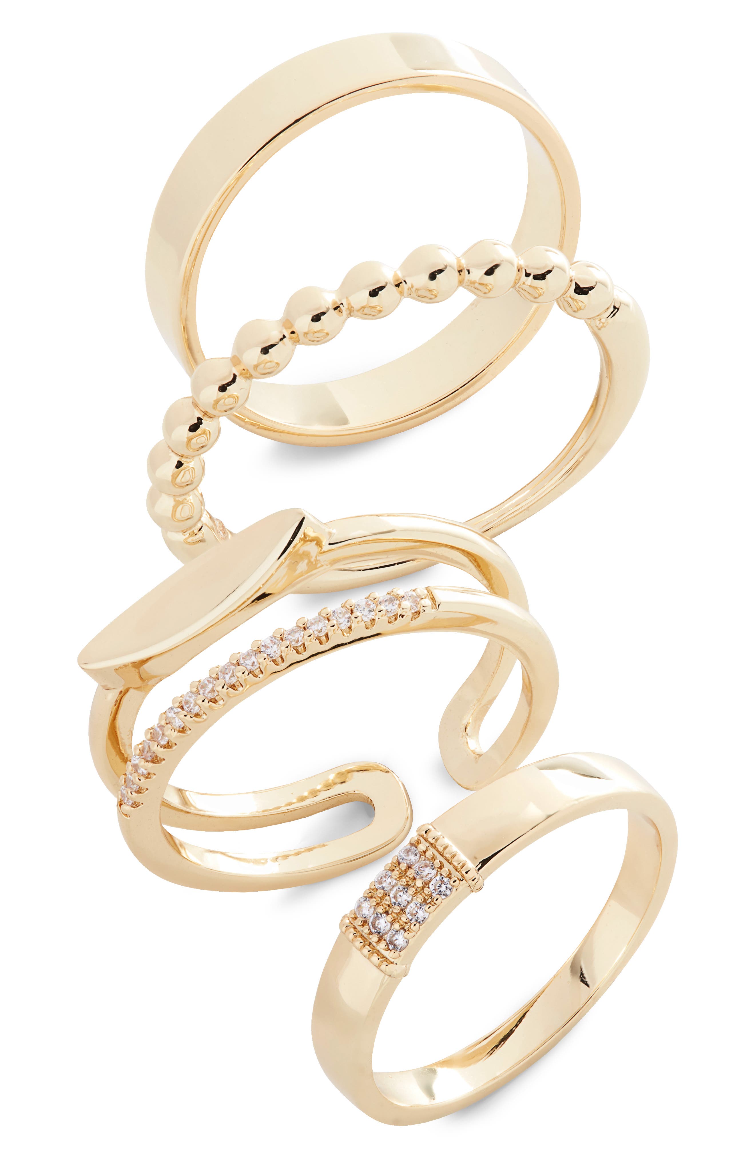 Nordstrom Set of 4 Stacking Rings | Nordstrom