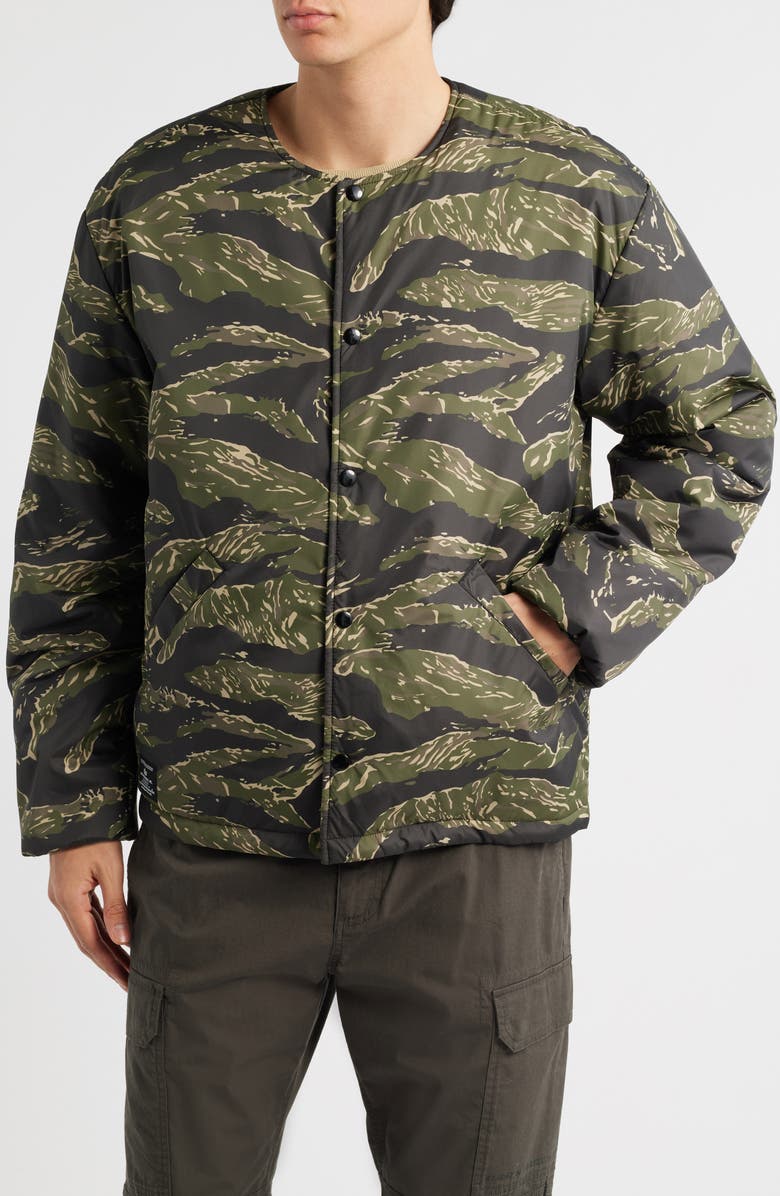 Alpha Industries Reed Relaxed Fit Liner Jacket, Alternate, color, Tiger Camo