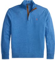 Polo Ralph Lauren Cotton Blend Quarter Zip Pullover