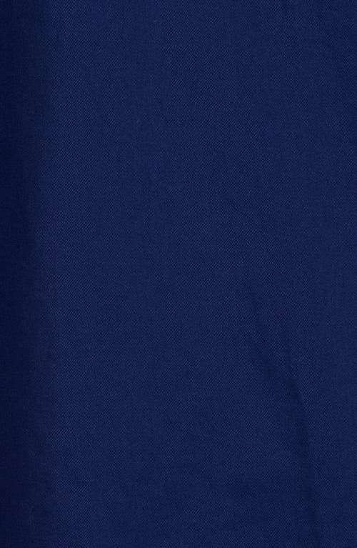 Vast Relaxed Fit Twill Workwear Jacket In Navy