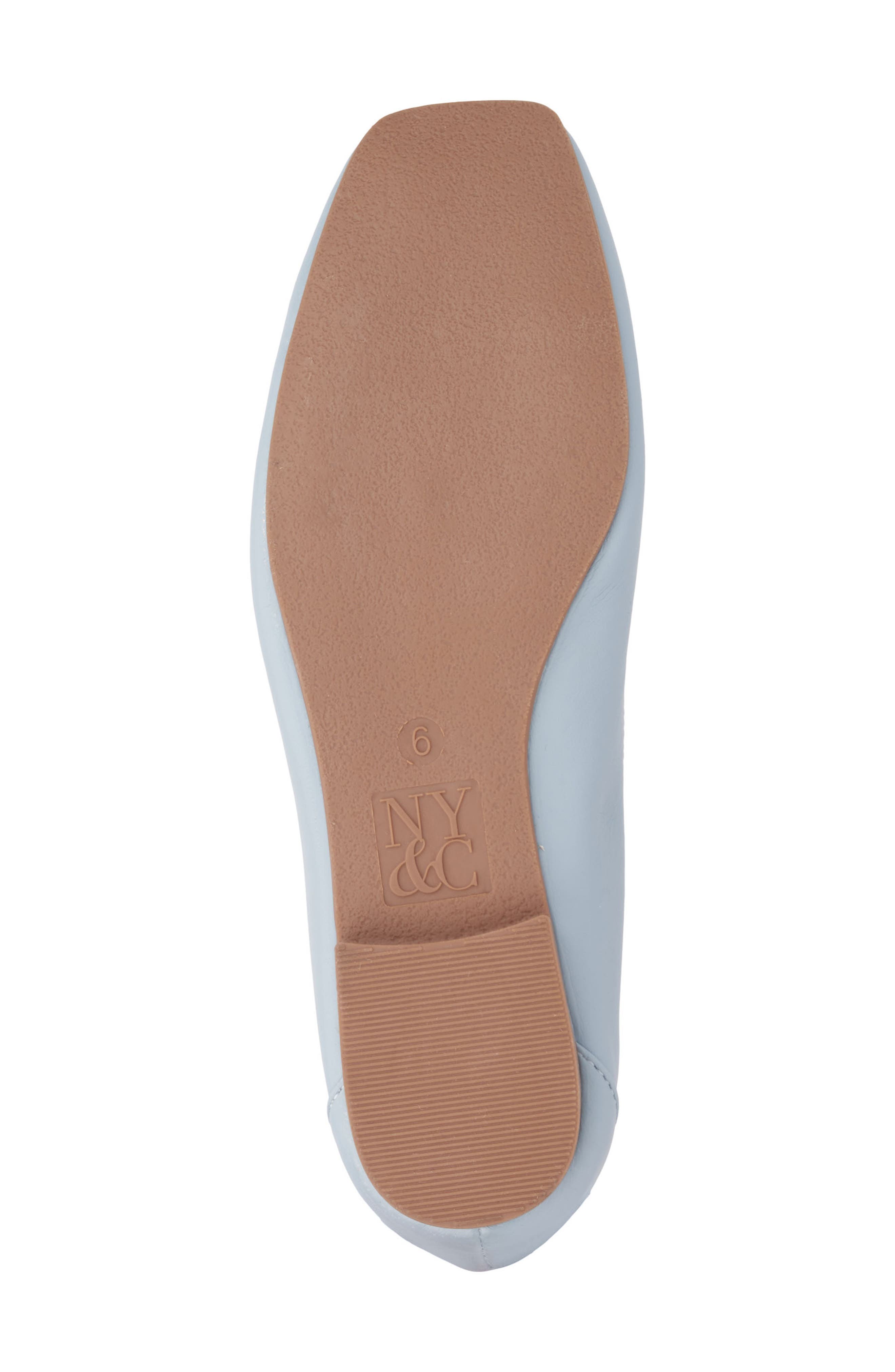 NEW YORK AND COMPANY Paulina Ballet Flat, Alternate, color, Dusty Light Blue