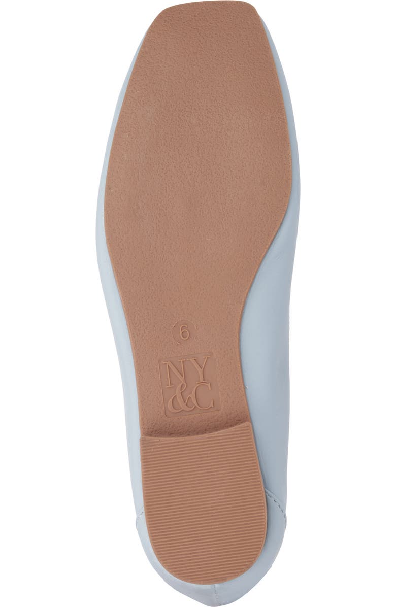 NEW YORK AND COMPANY Paulina Ballet Flat, Alternate, color, Dusty Light Blue